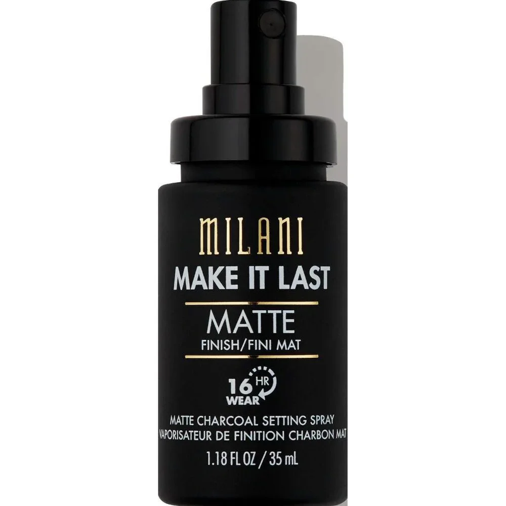 Milani Make it Last Matte Charcoal Setting Spray 1.18 fl oz (Pack of 1) Travel